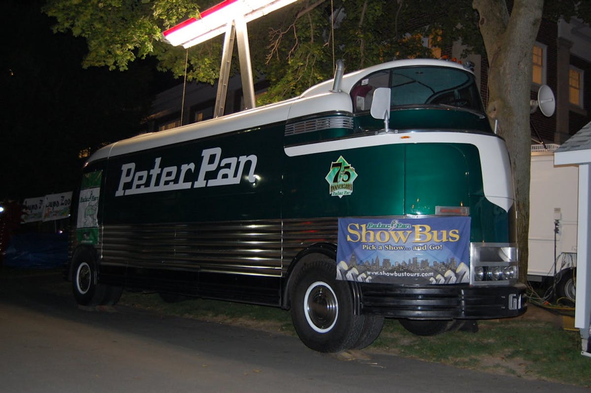 Custom GM Futurliner owned by Peter Pan Bus Lines