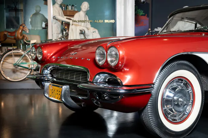 1961 Chevy Corvette headlights