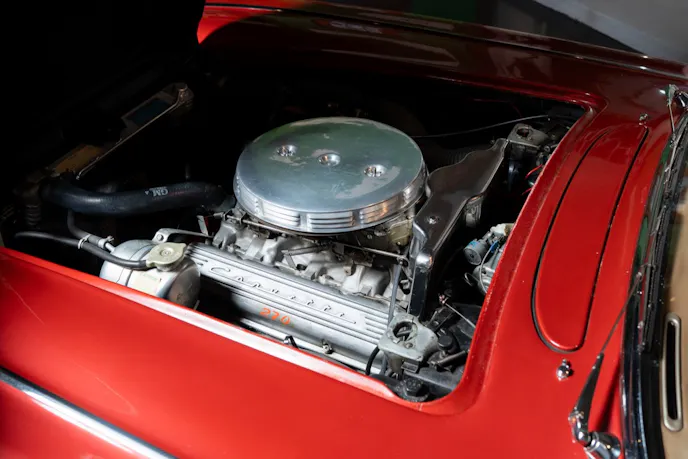 1961 ChevyCorvette engine bay