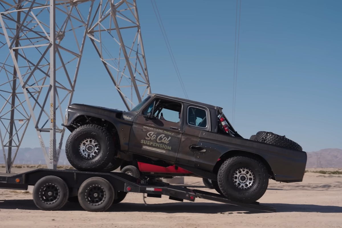 Sideview of the F-100 prerunner