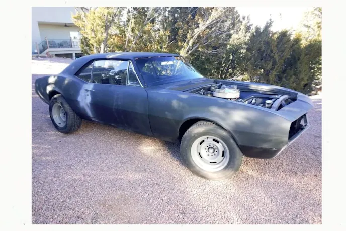1967 Chevrolet Camaro on a junkyard