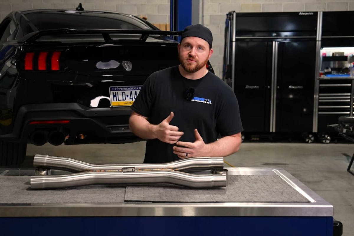 Dan Synder of SPE Motorsport Showcasing Their X-Pipe