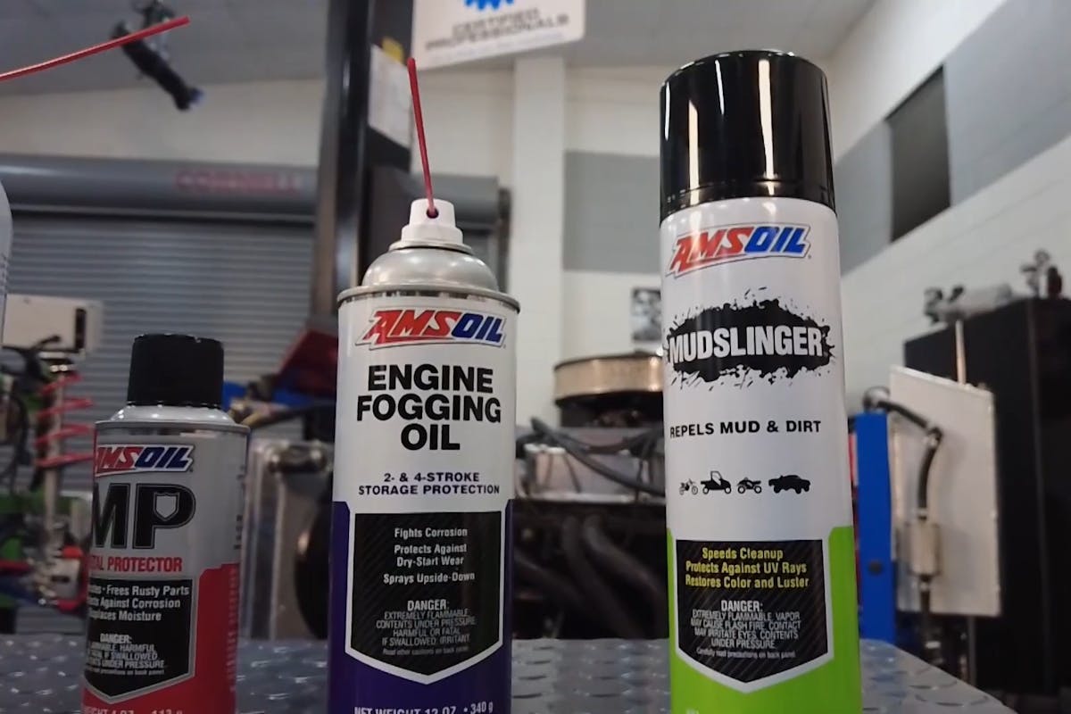 Amsoil Product (Mudslinger and Engine Fogging Oil)