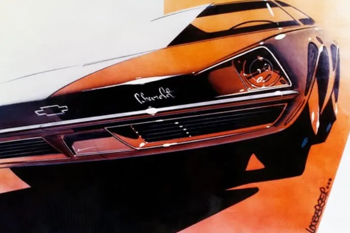 Chevy mini-camaro sketch