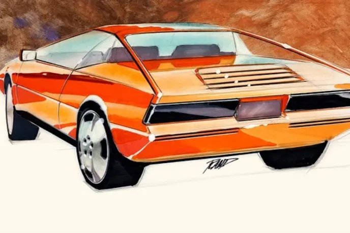 Chevy mini-camaro sketch
