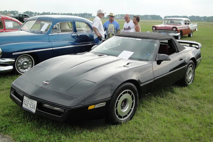 1987 Black Chevrolet Corvette