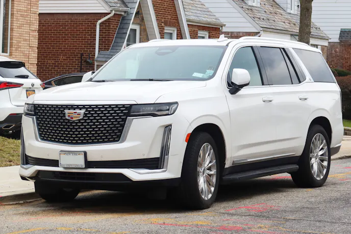 2021 White Cadillac Escalade