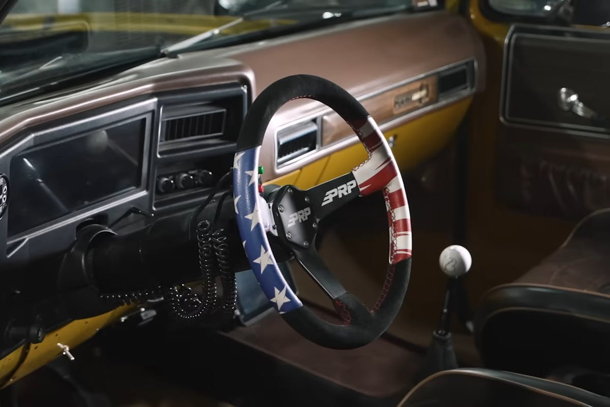 steering wheel and clutch of a squarebody blazer