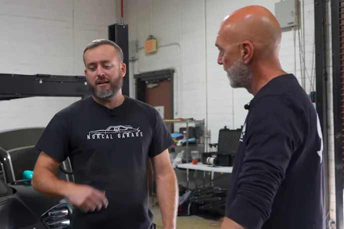 Sean of Autotopia and the owner of the squarebody blazer