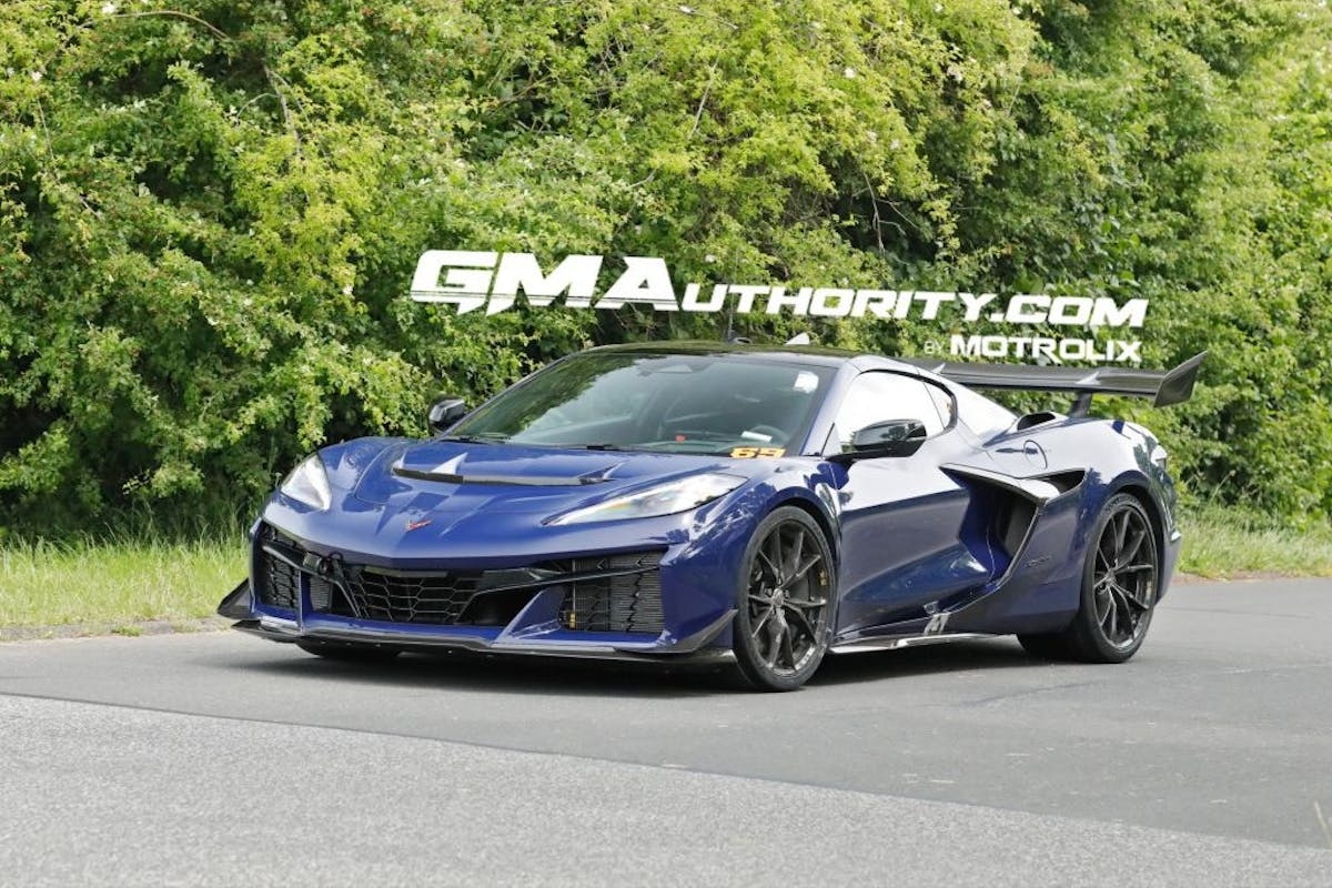 Blue C8 Corvette Zora