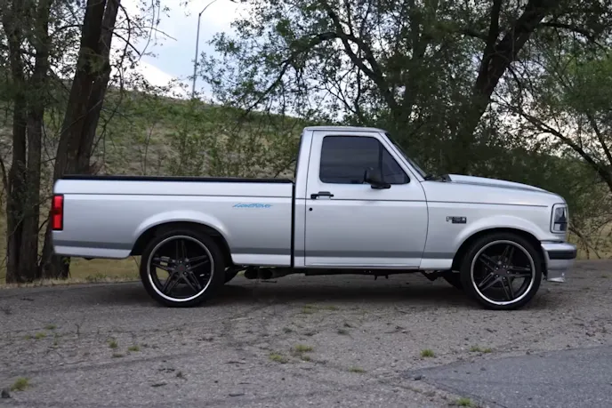 Coyote Swapped Ford F150 Side view