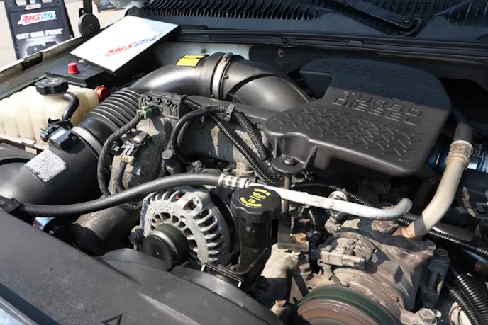 Stock engine of an LBZ Duramax