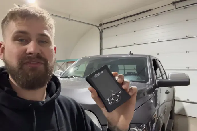 Kyle Redekopp with his EFI Live