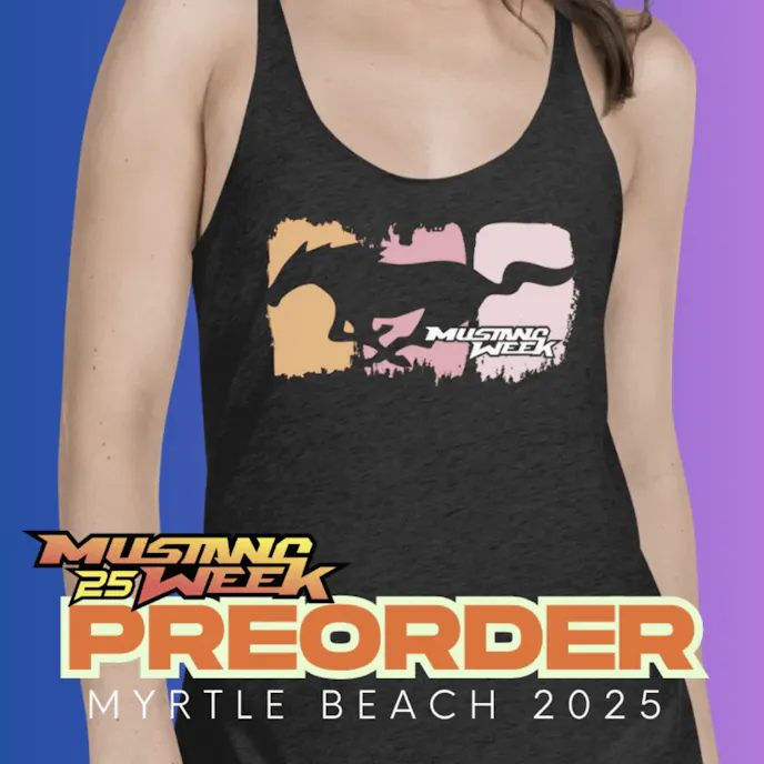 Mustang week 2025 Womens Tank Top color rush