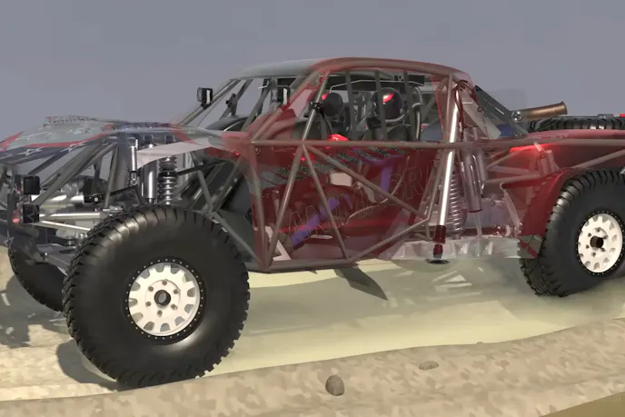 how trophy truck works