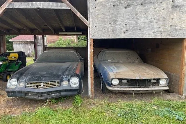 Chevy Camaros Stored Away for 25 years