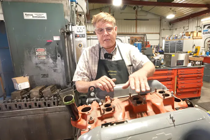 Jimmie Wolfrum with a 348 Chevrolet