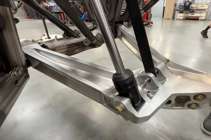 Aluminum Parts of the All Wheel Drive Trophy Truck