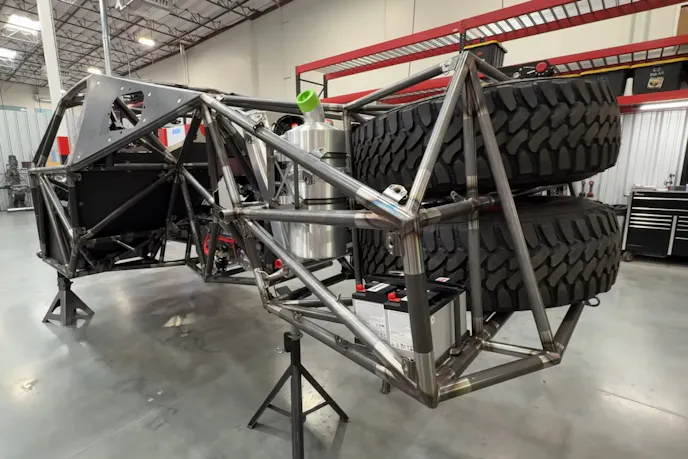 Fuel Cell of the All Wheel Drive Trophy Truck