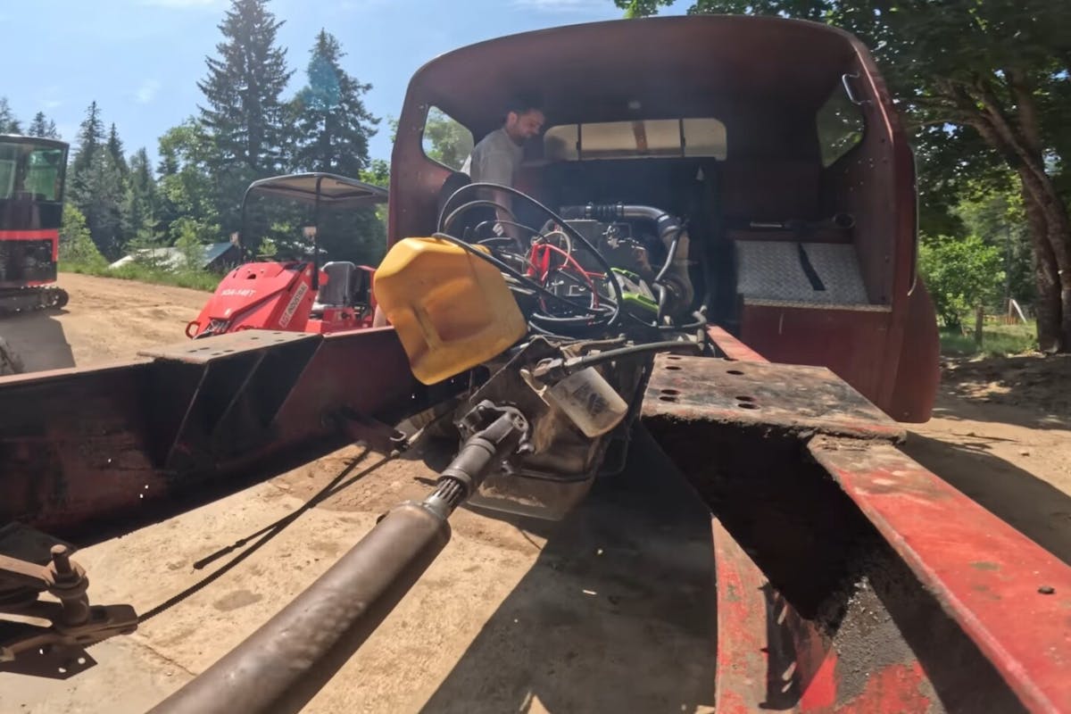 Cummins swapped fire truck test drive