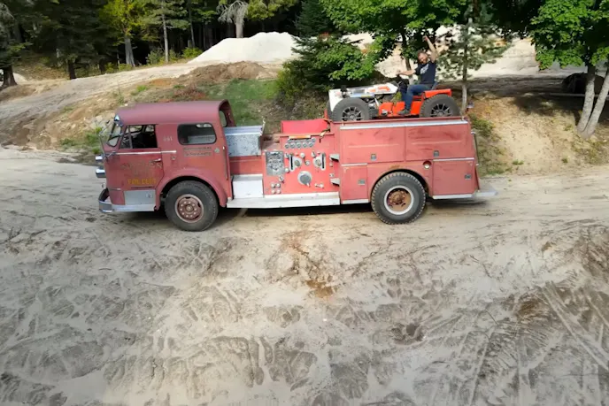 1965 American LaFrance fire truck