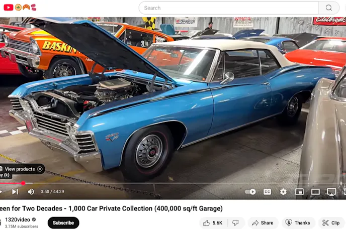 1000 car collection