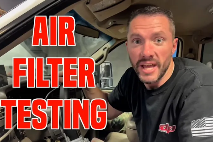 air filter testing by KC Turbos