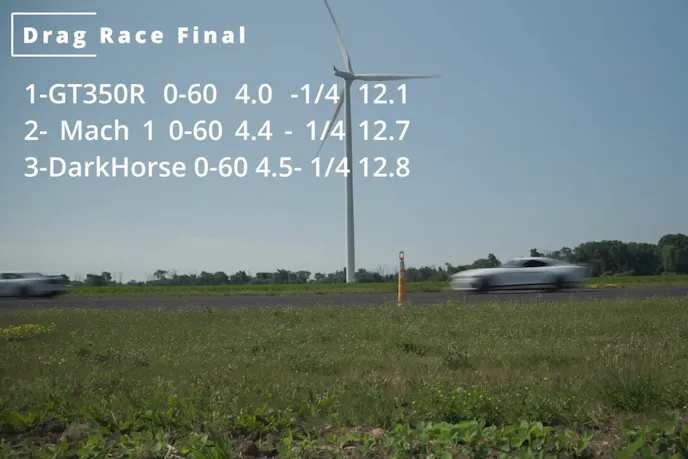 Mustang Drag Race Results