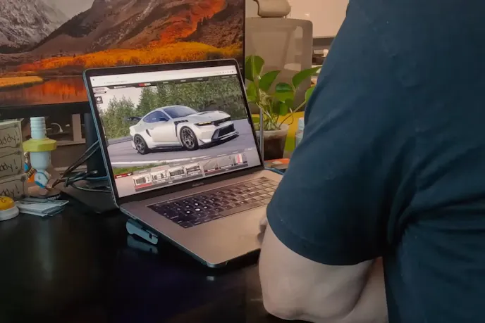 Vaughn Gittin Jr. Specing His New Ford Mustang GTD