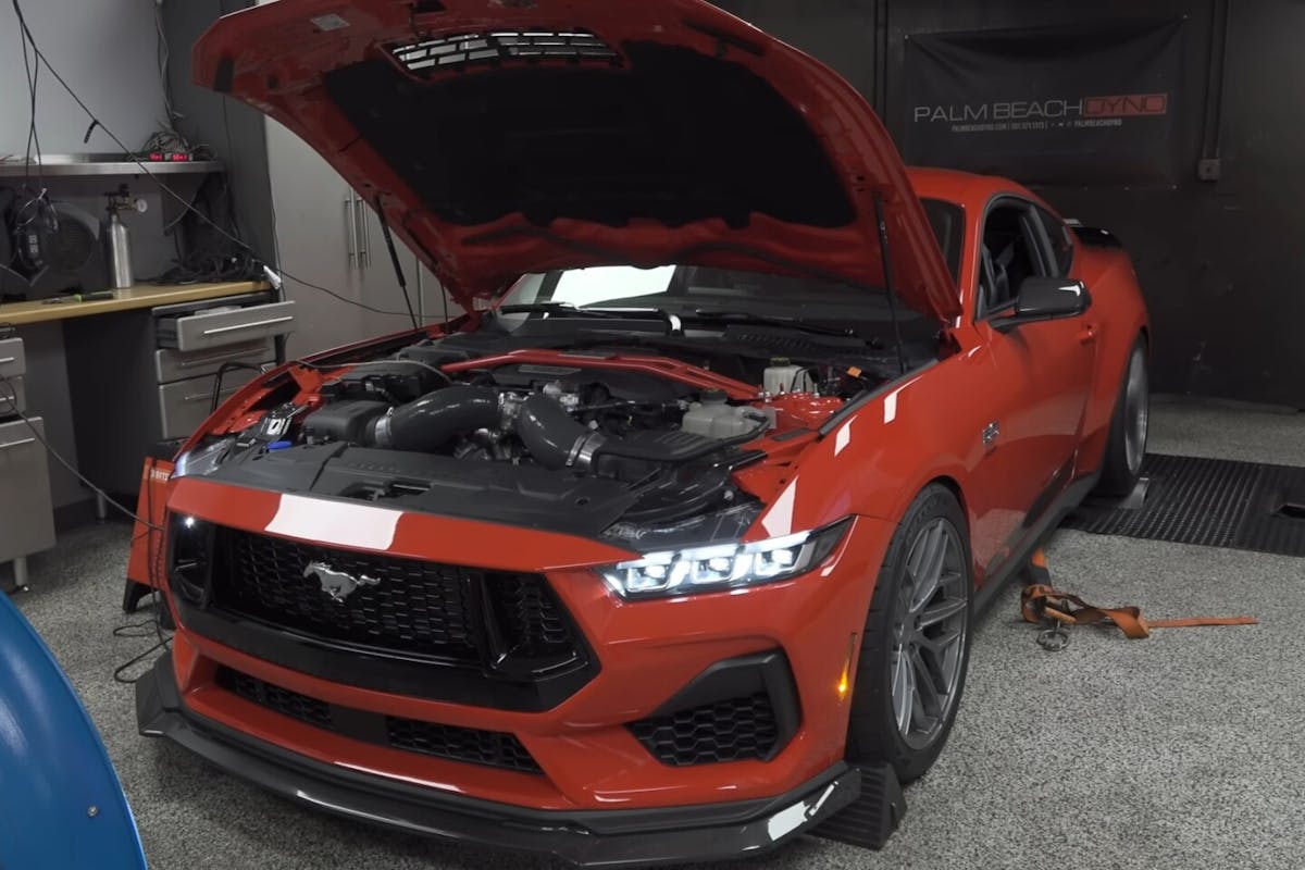 Stock Mustang On The Dyno