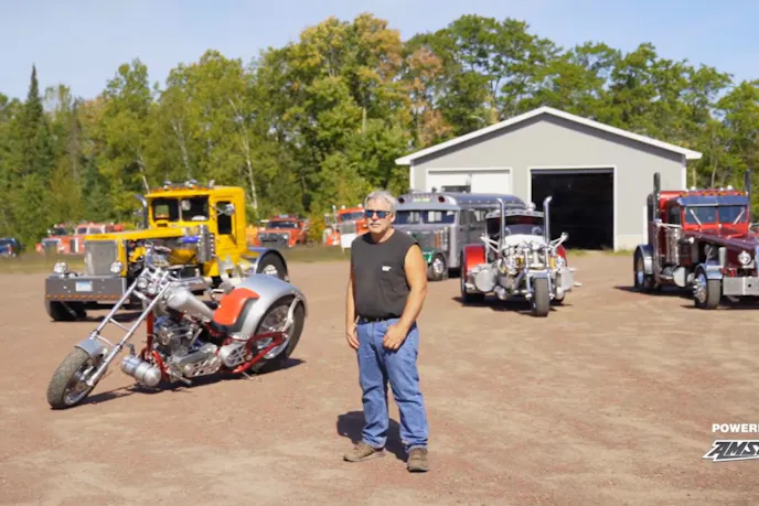 Walt Moss and his hot rod builds