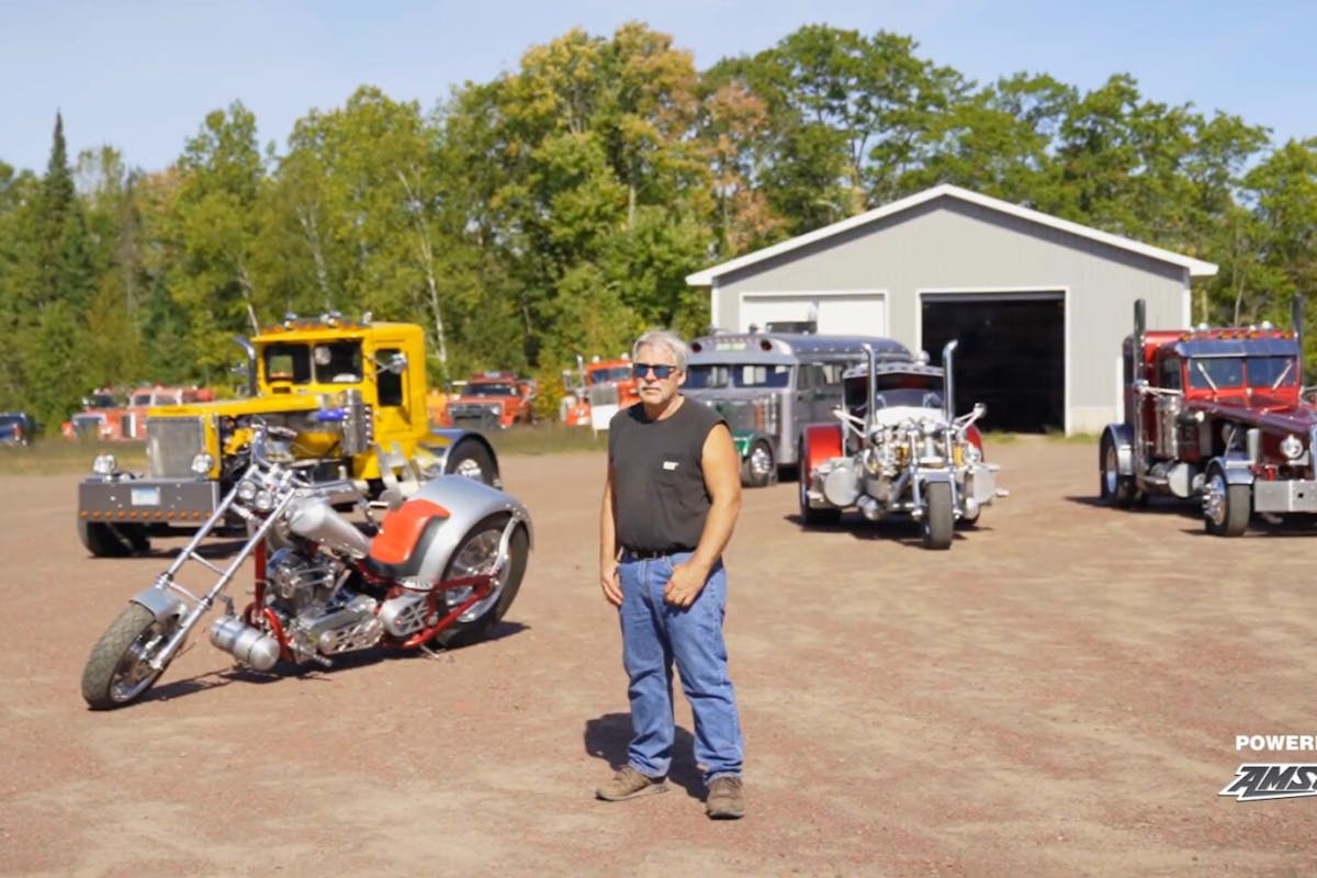 Walt Moss and his hot rod builds