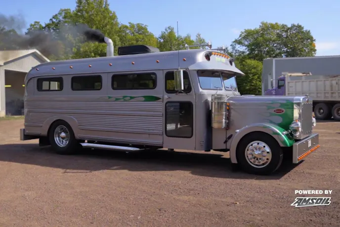 Peterbilt-Faced School Bus