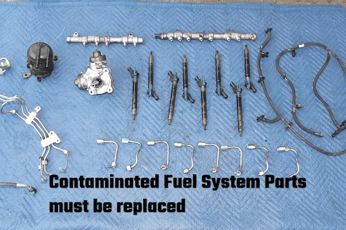 damaged parts for replacement