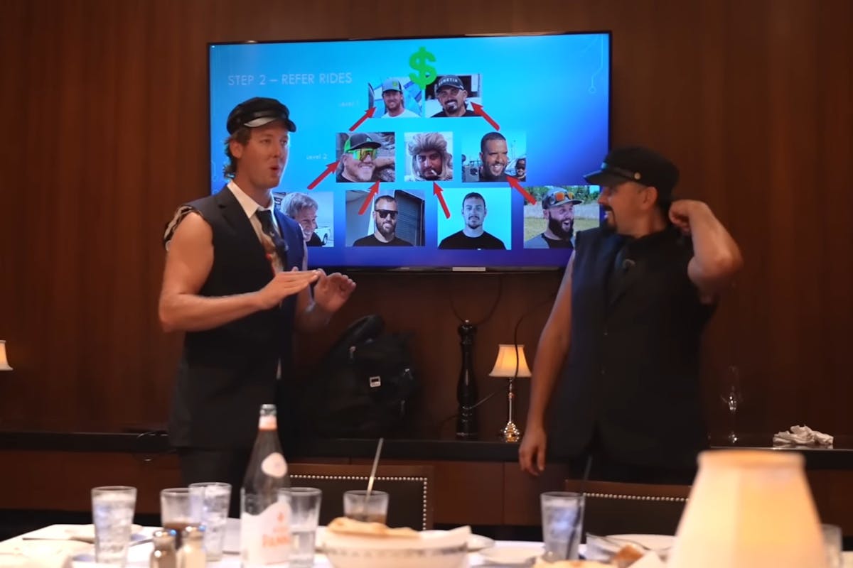 business presentation of cleetus and squirrel