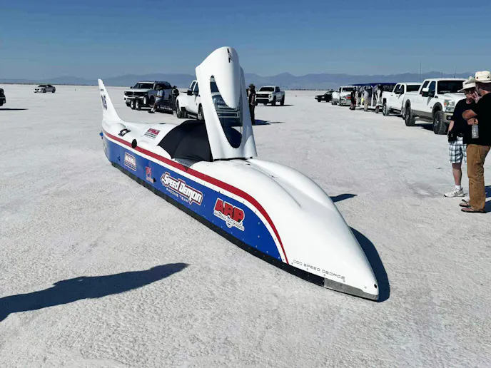 Chris Raschke, speed demon, bonneville, land speed