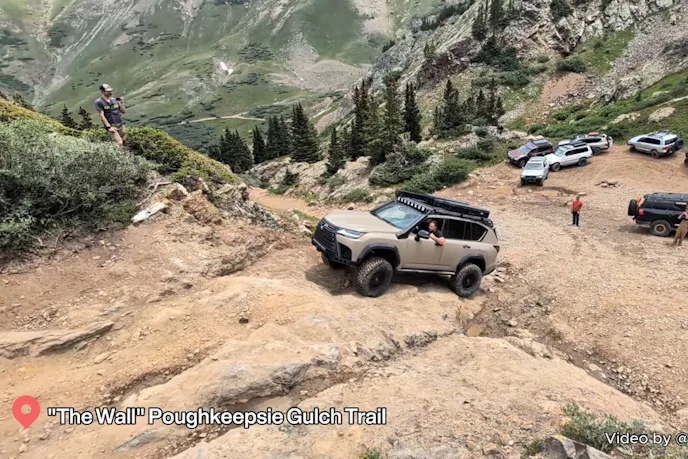 Testing the Lexus LX 700h at Poughkeepsie Gulch