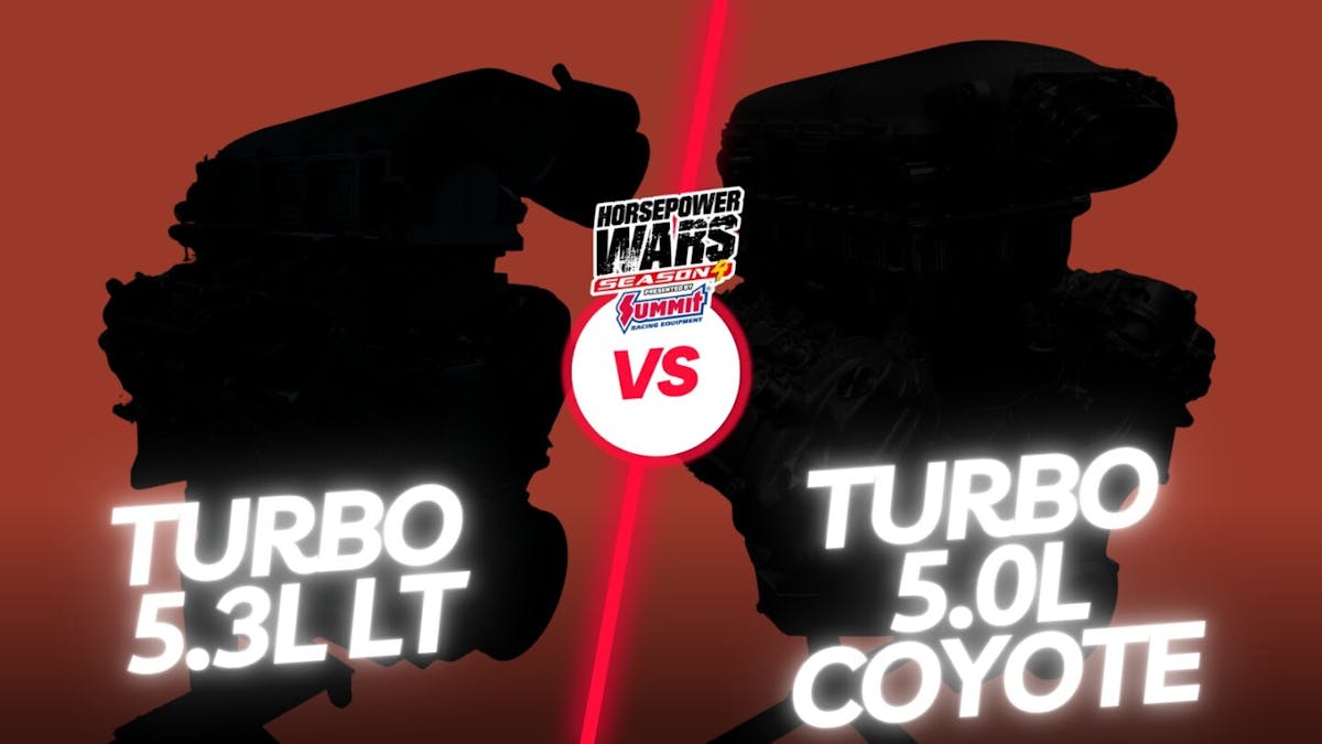 Horsepower Wars Season 4 LS vs. Coyote 3
