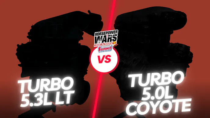 Horsepower Wars Season 4 LS vs. Coyote 3