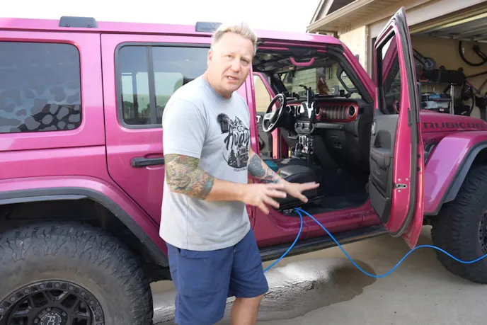 dual air compressor tests on a jeep rubicon