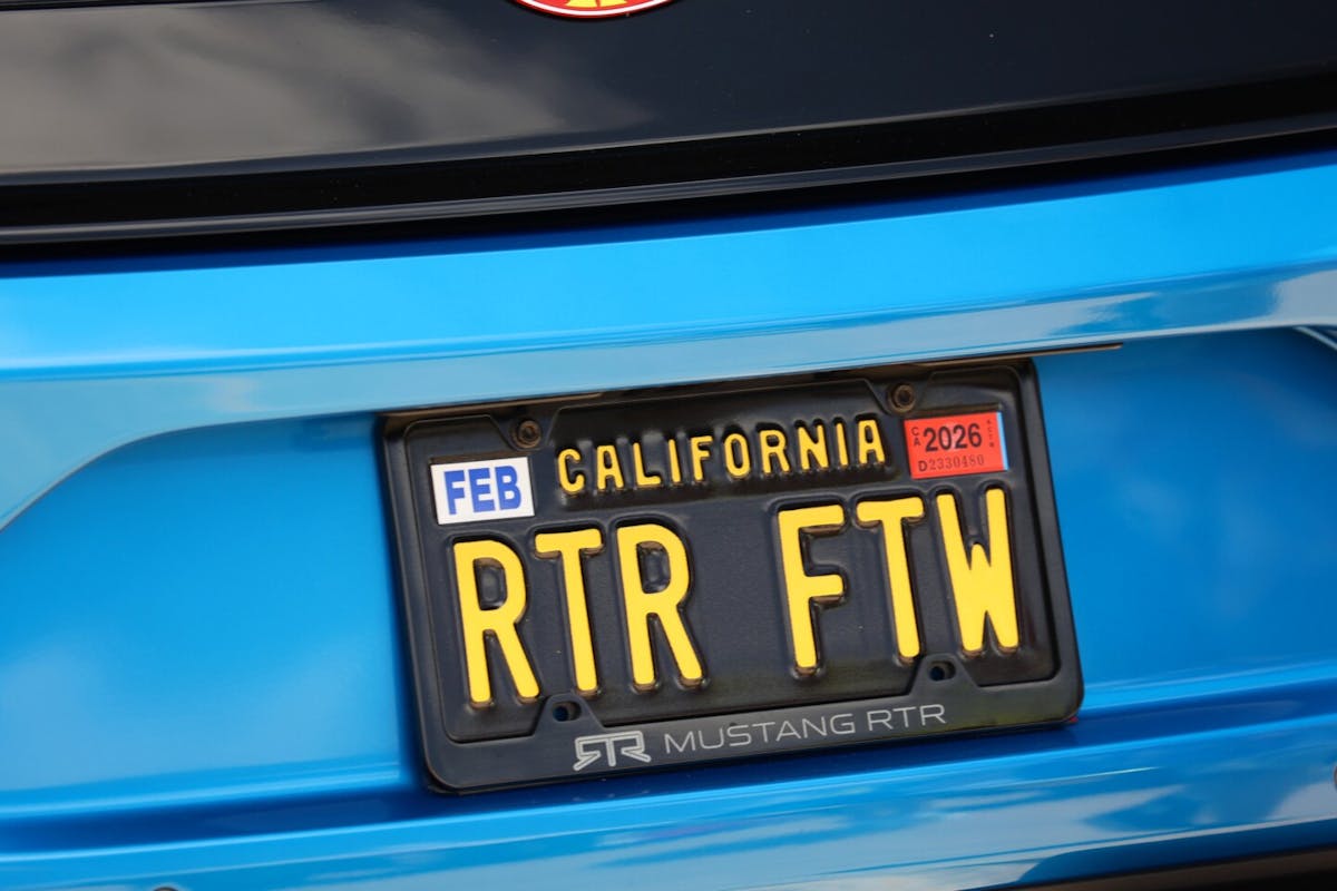 Looking Back At Our Favorite Vanity Plates From Mustang Week Texas