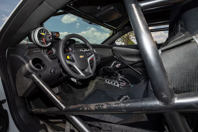 drag car interior