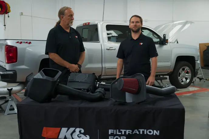 Bert and Christian of KN Filters Testing 4 cold air intakes