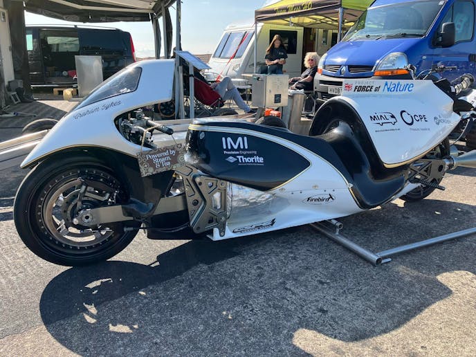 Rocket Bike, steam, thrust, Graham Sykes, motorcycle