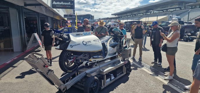 Rocket Bike, steam, thrust, Graham Sykes, motorcycle