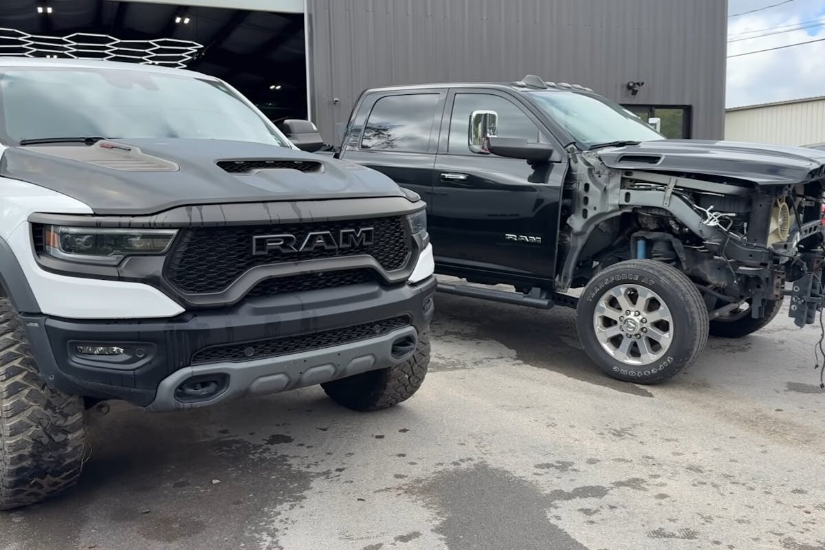 Wrecked 2021 Ram 2500 Cummins