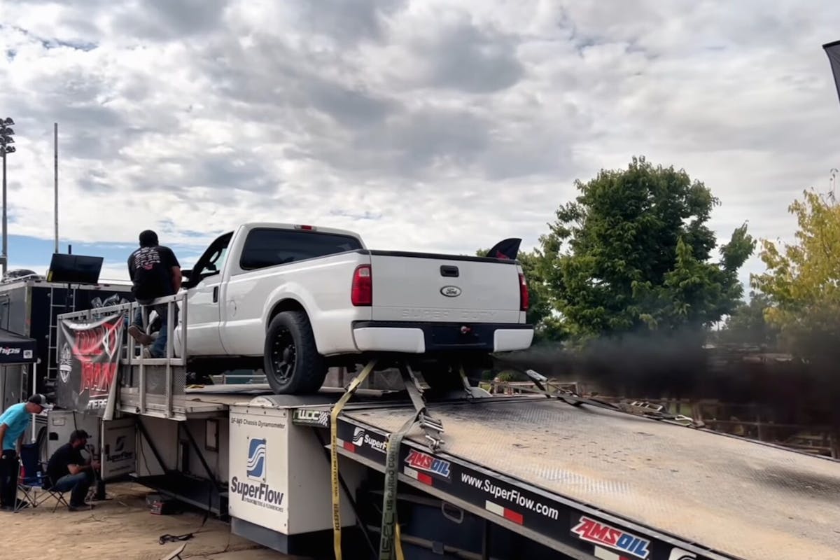 Power stroke 6.0-liter dyno run