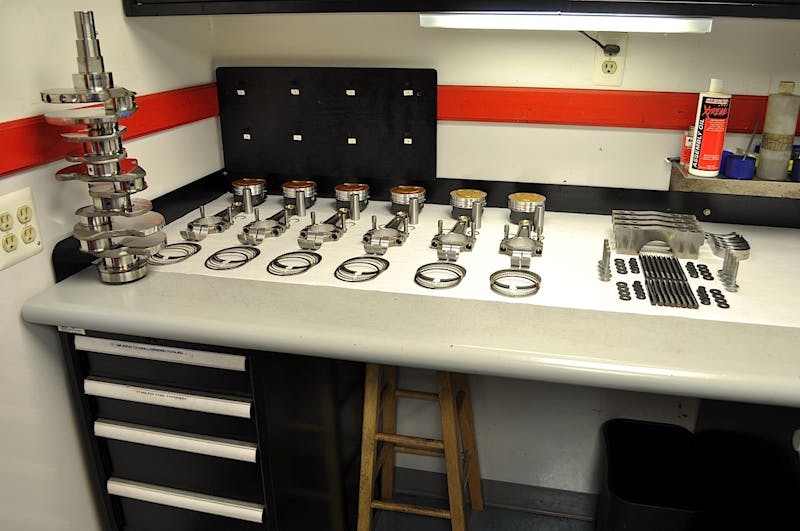 Shortblock Components Prepped for Assembly (6)
