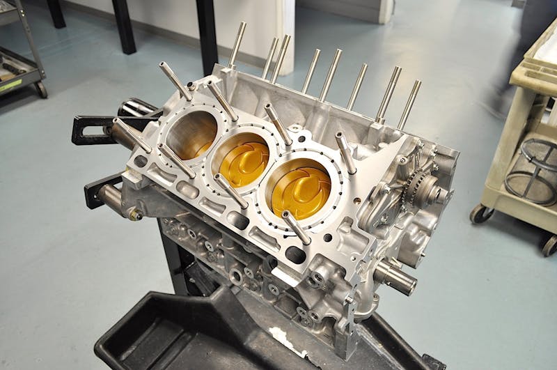 Shortblock with Head Studs Installed (16)