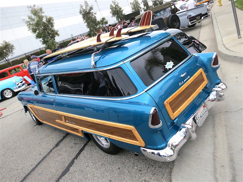 1955 Chevy wagon rear